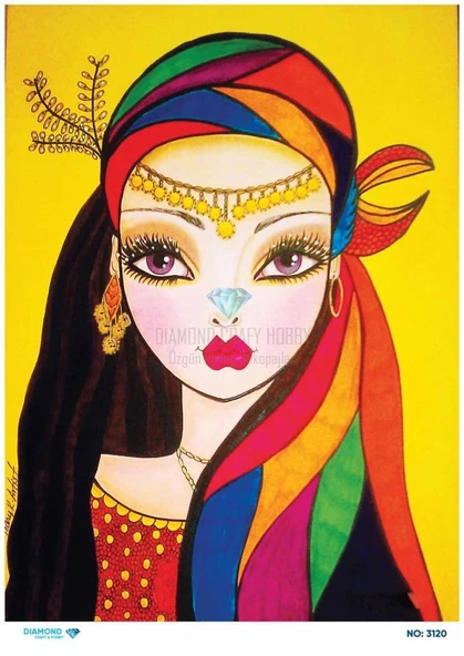 Diamond Pirinç Dekopaj Kağıdı - 3120 ürün görseli 1