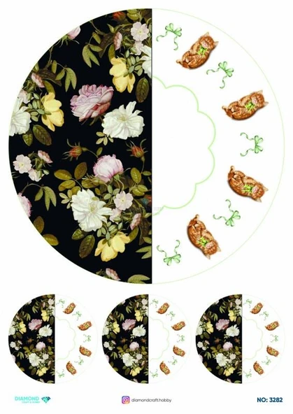 Diamond Pirinç Dekopaj Kağıdı - 3282 ürün görseli 1