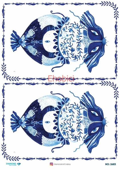 Diamond Pirinç Dekopaj Kağıdı - 2683 ürün görseli 1