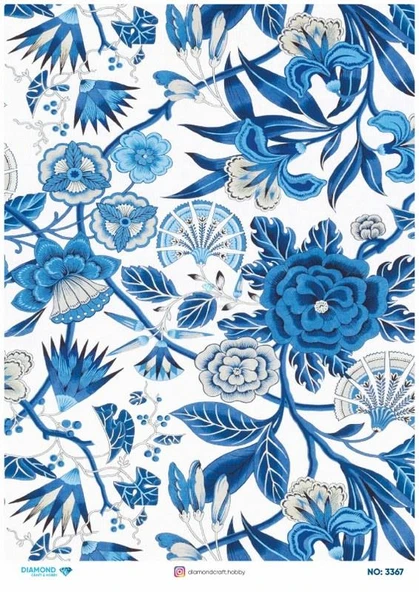 Diamond Pirinç Dekopaj Kağıdı - 3367 ürün görseli 1