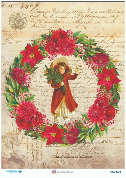 Diamond Pirinç Dekopaj Kağıdı - 3616 ürün görseli 1