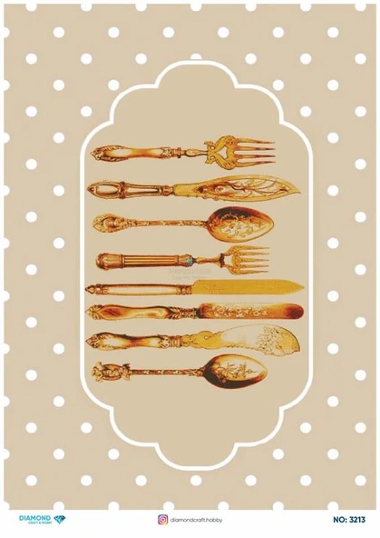 Diamond Pirinç Dekopaj Kağıdı - 3213 ürün görseli 1