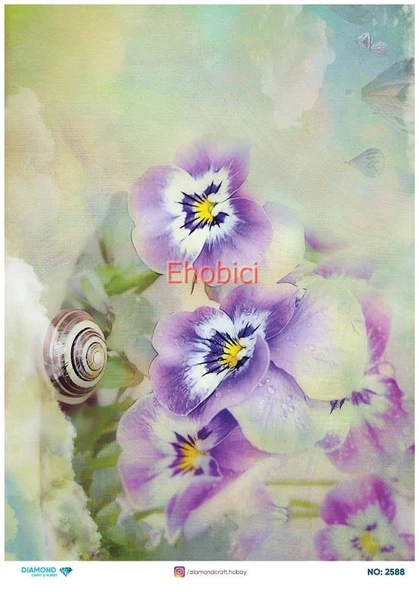 Diamond Pirinç Dekopaj Kağıdı - 2588 ürün görseli 1