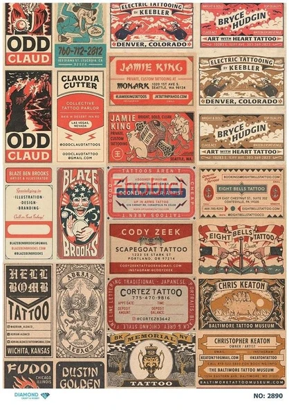 Diamond Pirinç Dekopaj Kağıdı - 2890 ürün görseli 1