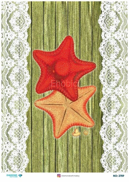 Diamond Pirinç Dekopaj Kağıdı - 2759 ürün görseli 1