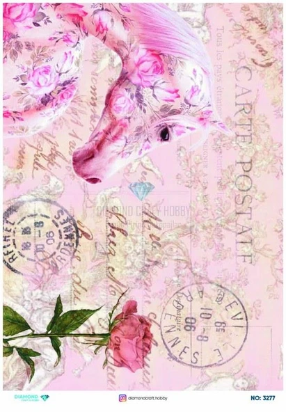 Diamond Pirinç Dekopaj Kağıdı - 3277 ürün görseli 1