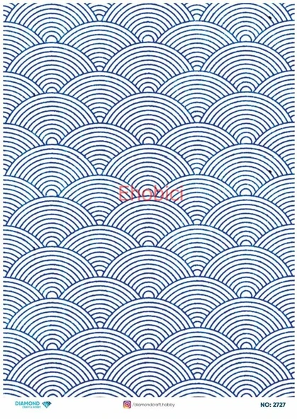 Diamond Pirinç Dekopaj Kağıdı - 2727 ürün görseli 1