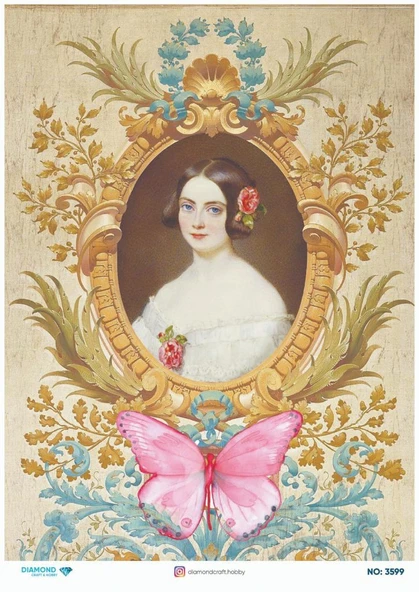 Diamond Pirinç Dekopaj Kağıdı - 3599 ürün görseli 1