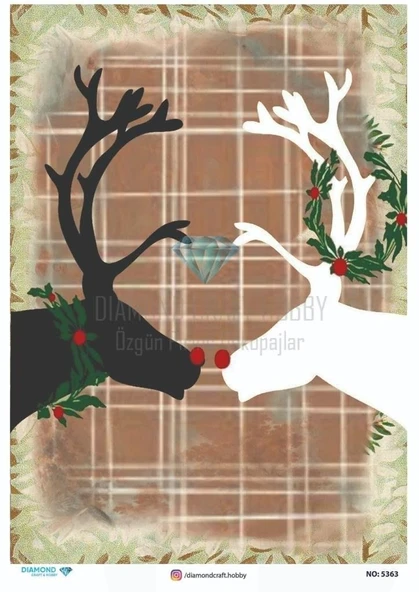 Diamond Pirinç Dekopaj Kağıdı - 5363 ürün görseli 1