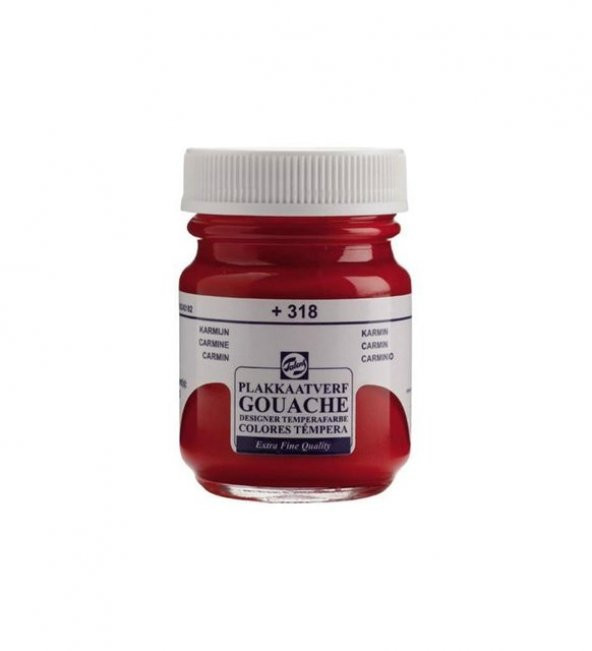 Talens Guaj Boya 16 ML Carmine (Kırmızı) 31810 LU