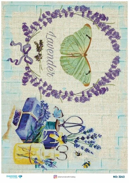 Diamond Pirinç Dekopaj Kağıdı - 3243 ürün görseli 1