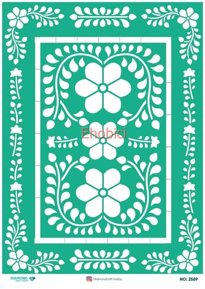 Diamond Pirinç Dekopaj Kağıdı - 2569 ürün görseli 1