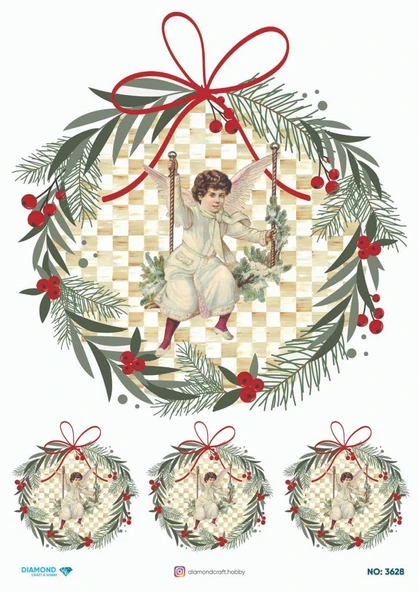 Diamond Pirinç Dekopaj Kağıdı - 3628 ürün görseli 1