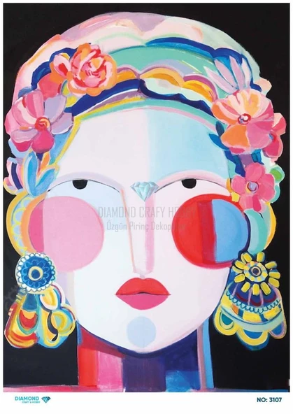 Diamond Pirinç Dekopaj Kağıdı - 3107 ürün görseli 1