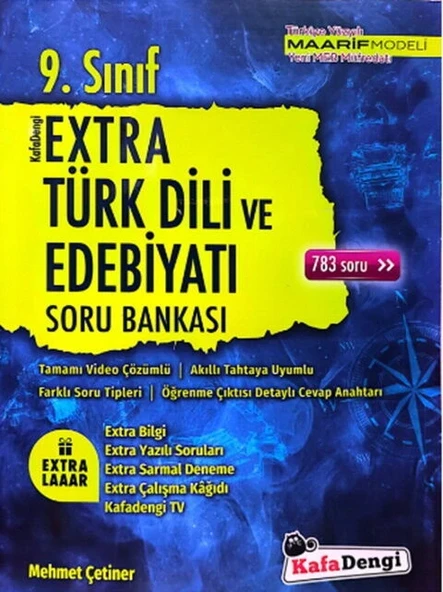 9.SINIF TÜRK DİLİ EDEBİYATI EXTRA SORU BANKASI KAFA DENGİ ürün görseli 1