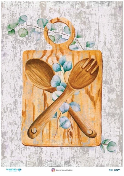 Diamond Pirinç Dekopaj Kağıdı - 3229 ürün görseli 1