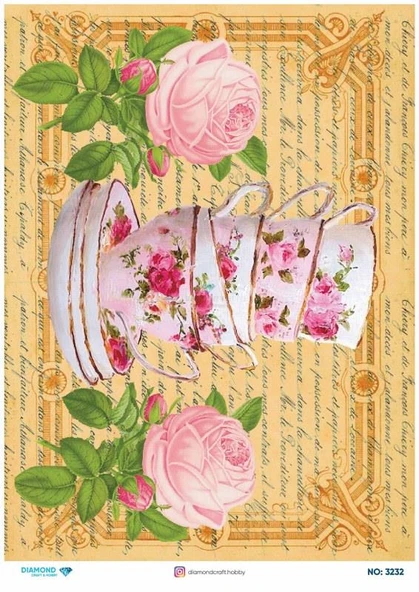 Diamond Pirinç Dekopaj Kağıdı - 3232 ürün görseli 1