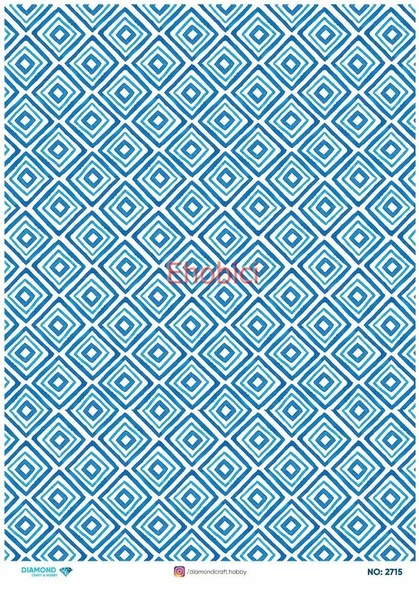 Diamond Pirinç Dekopaj Kağıdı - 2715 ürün görseli 1