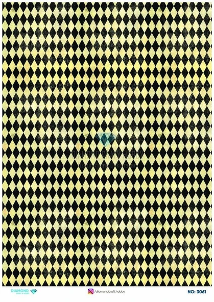 Diamond Pirinç Dekopaj Kağıdı - 3061 ürün görseli 1
