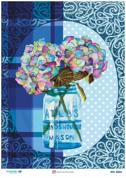 Diamond Pirinç Dekopaj Kağıdı - 3204 ürün görseli 1