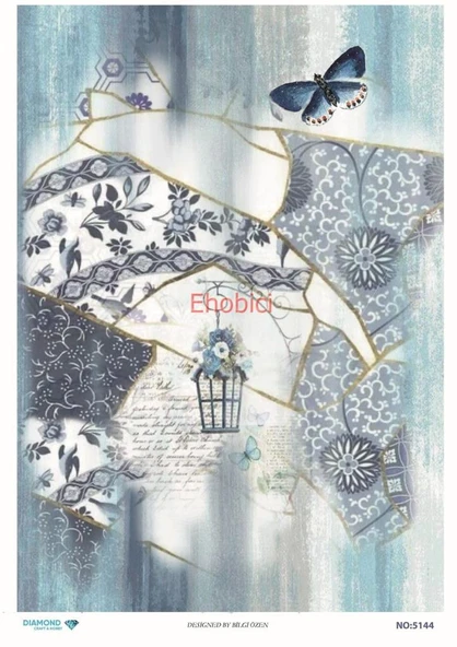 Diamond Pirinç Dekopaj Kağıdı - 5144 ürün görseli 1