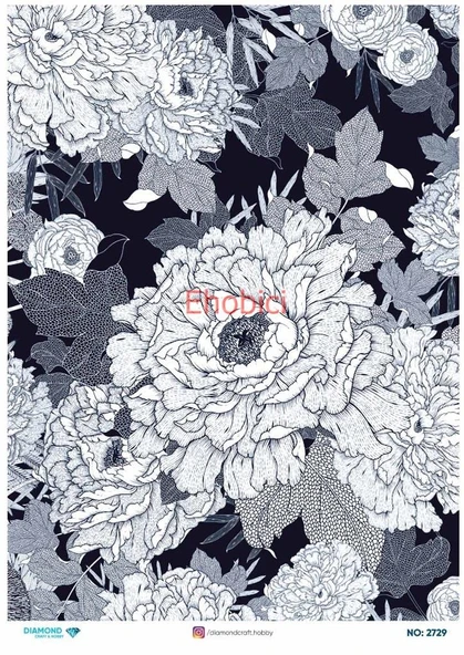 Diamond Pirinç Dekopaj Kağıdı - 2729 ürün görseli 1