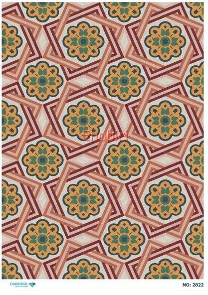 Diamond Pirinç Dekopaj Kağıdı - 2822 ürün görseli 1