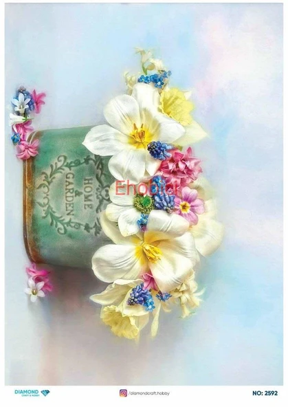 Diamond Pirinç Dekopaj Kağıdı - 2592 ürün görseli 1