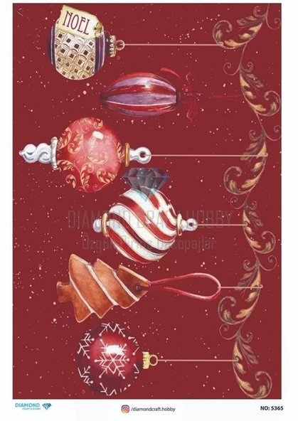 Diamond Pirinç Dekopaj Kağıdı - 5365 ürün görseli 1