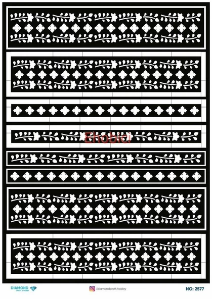 Diamond Pirinç Dekopaj Kağıdı - 2577 ürün görseli 1