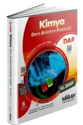 MİRAY 10.SINIF KİMYA DERS ANLATIM FASİKÜLÜ ürün görseli 1