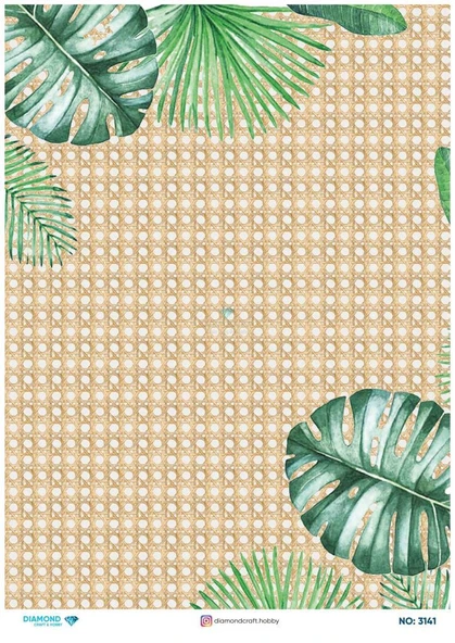 Diamond Pirinç Dekopaj Kağıdı - 3141 ürün görseli 1