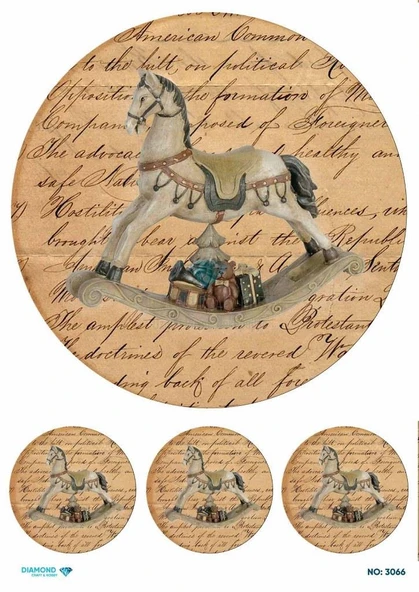 Diamond Pirinç Dekopaj Kağıdı - 3066 ürün görseli 1