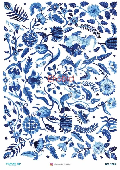 Diamond Pirinç Dekopaj Kağıdı - 2698 ürün görseli 1