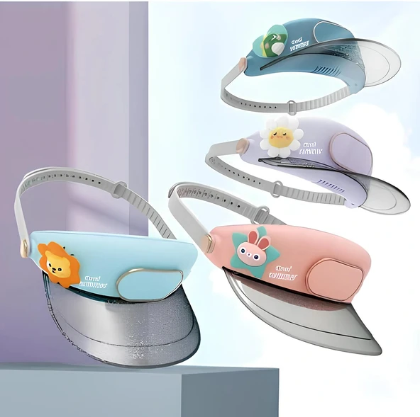 Şarjlı Şapkalı Fan Vantilatör 3 Kademeli ürün görseli 1