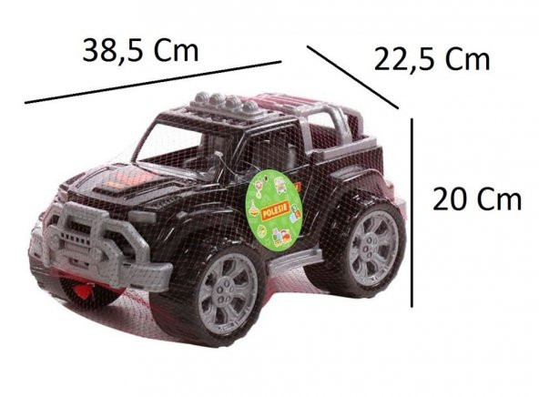 Polesie Oyuncak  Polesie Legion Siyah Pick-up Oyuncak - 4