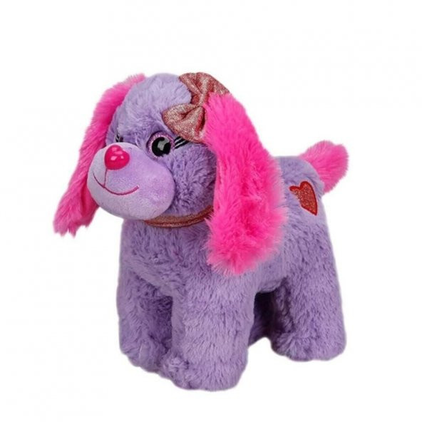 Peluş Köpek Oturan Renkli 25 Cm 1 Adet Fiyatıdır - 2