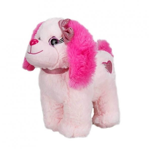 Peluş Köpek Oturan Renkli 25 Cm 1 Adet Fiyatıdır - 4