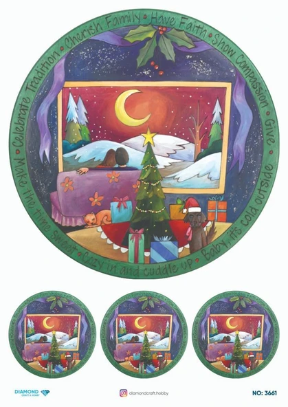 Diamond Pirinç Dekopaj Kağıdı - 3661 ürün görseli 1