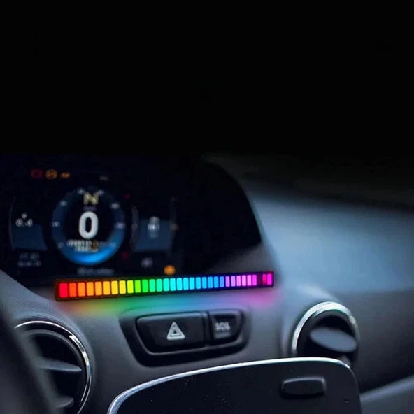 RGB Sese Duyarlı Taşınabilir Ekolayzer LED Çubuk - Resim 3