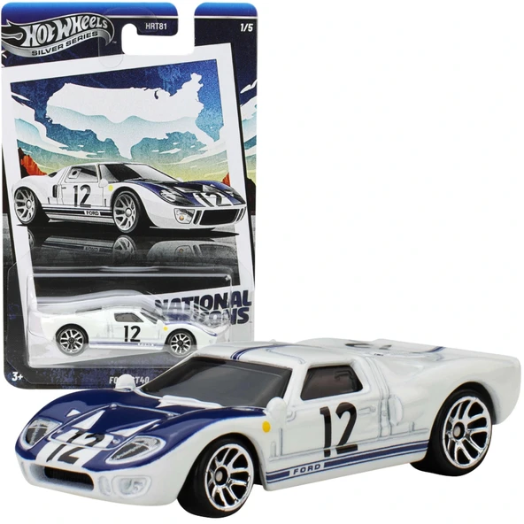 Hot Wheels Vintage Silver Series Arabalar - Ford GT40 ürün görseli 1