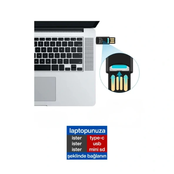 USB To Type-C Kart Okuyucu - Resim 2