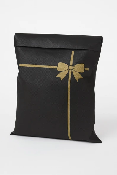 Yapışkanlı Kargo Poşeti Nonwoven Tela Kumaş Hediye Paketi Görünümlü Estetik, Çevre Dostu 40x40x8cm 10 Adet - Resim 2