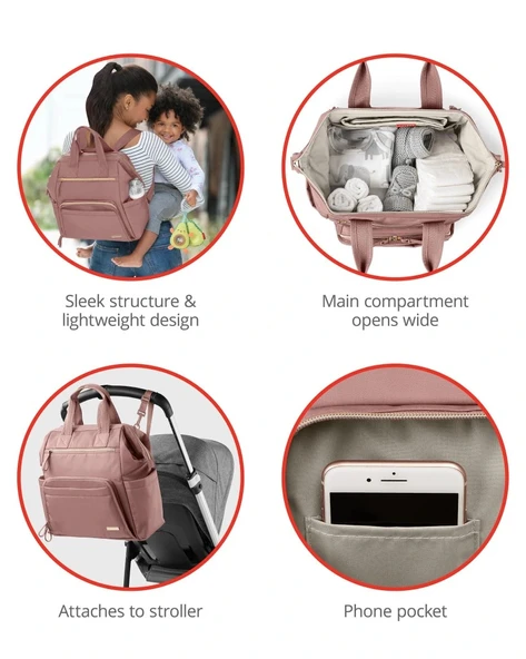 Skip Hop Main Frame El Çantası Pembe - Resim 3