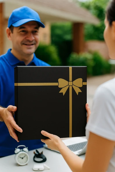 Yapışkanlı Kargo Poşeti Nonwoven Tela Kumaş Hediye Paketi Görünümlü Estetik, Çevre Dostu 40x40x8cm 10 Adet - Resim 5