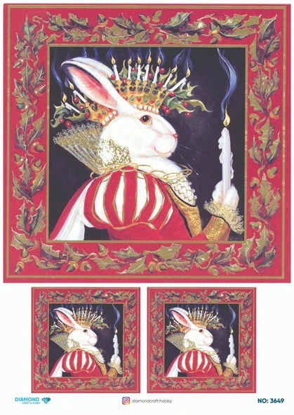 Diamond Pirinç Dekopaj Kağıdı - 3649 ürün görseli 1