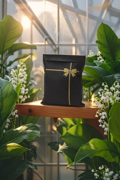 Yapışkanlı Kargo Poşeti Nonwoven Tela Kumaş Hediye Paketi Görünümlü Estetik, Çevre Dostu 40x40x8cm 10 Adet - Resim 8