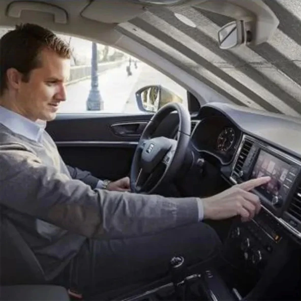 120*55 Cm Ambalajlı Vantuzlu Araç İçi Ön Cam Perdesi Katlanabilir Güneşlik - Resim 3