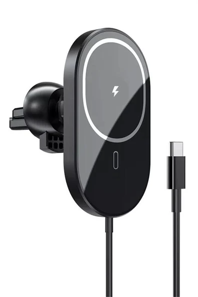 ® 15w Mıknatıslı Takılabilen Hızlı Şarj Tüm Cihaz Ve Araçlara Uyumlu Araç İçi Şarj Cihazı - Resim 7