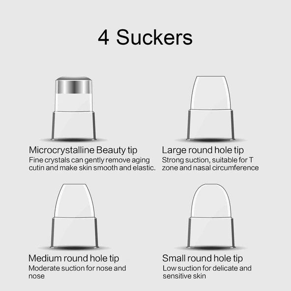 Vakumlu Siyah Nokta ve Akne Temizleme Cihazı C1 - Resim 4